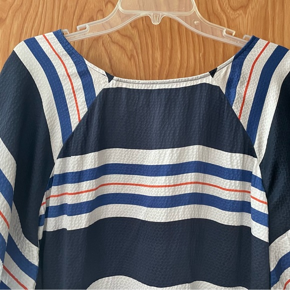 Calypso St. Barth puckered silk maxi caftan coverup, one size - Picture 10 of 10